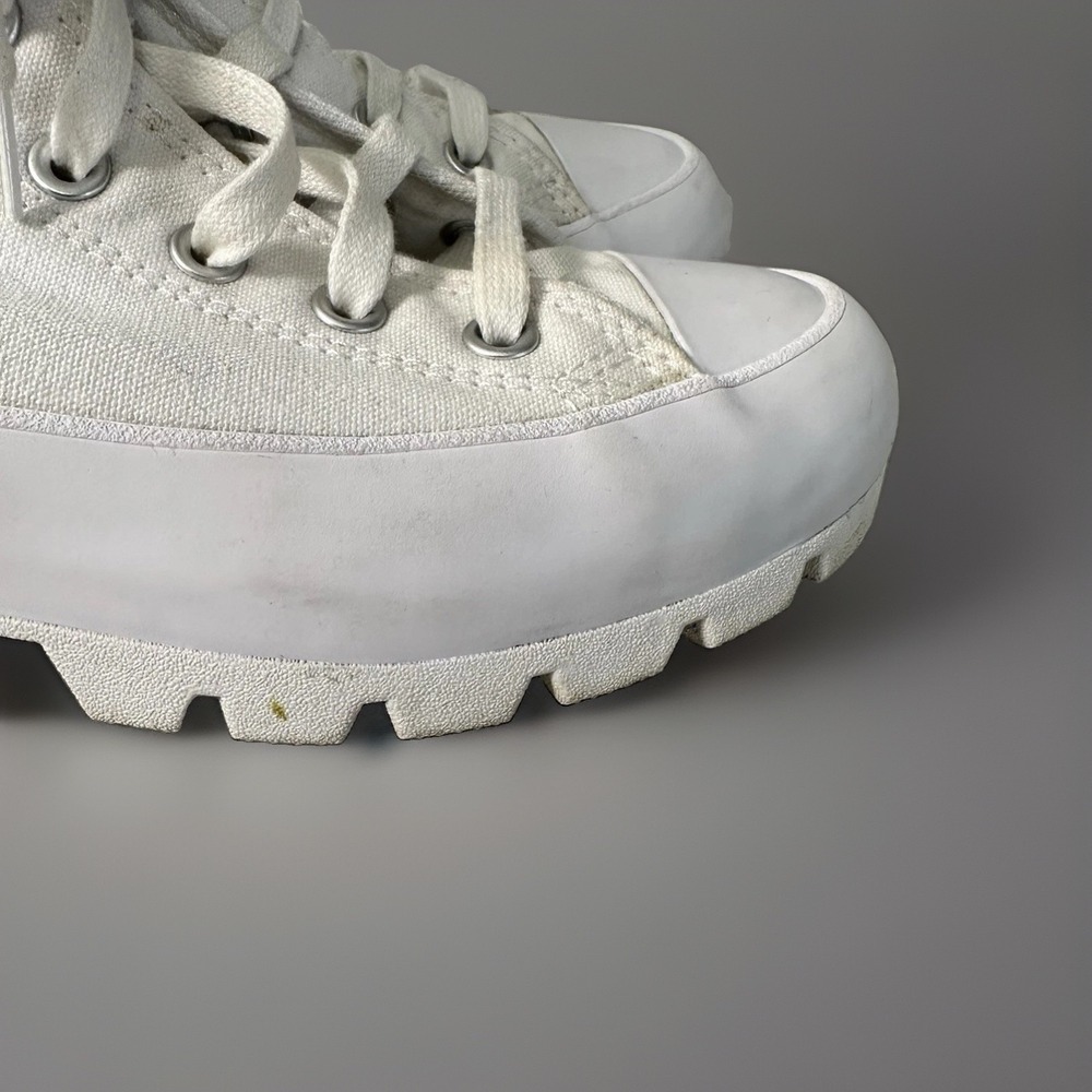 Converse Chuck Taylor All Star Lugged High Top Sneakers Women's Size 8 White - Picture 8 of 12